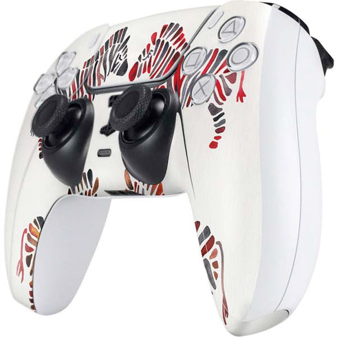 Cat Coq Rainbow Zebras PS5 Controller Skin