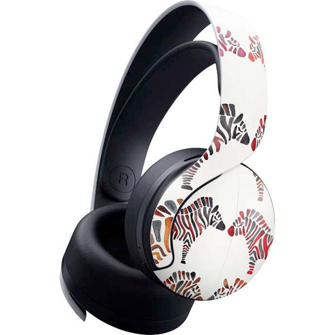 Cat Coq Rainbow Zebras PULSE 3D Wireless Headset for PS5 Skin