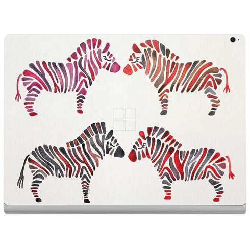 Cat Coq Rainbow Zebras Surface Book 2 15in Skin