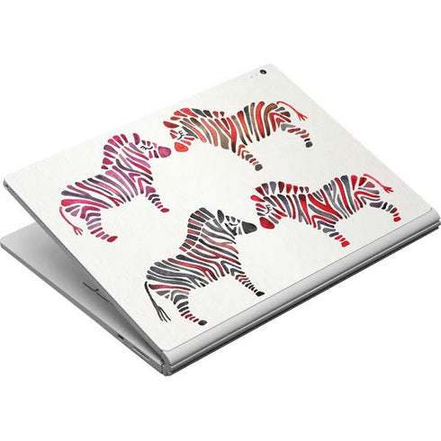 Cat Coq Rainbow Zebras Surface Book Skin