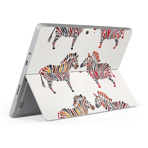 Cat Coq Rainbow Zebras Surface Go Skin