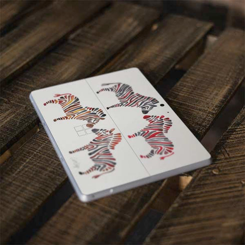 Cat Coq Rainbow Zebras Surface Go Skin