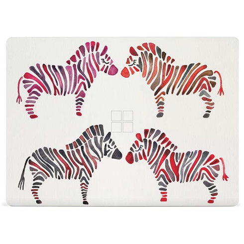 Cat Coq Rainbow Zebras Surface Laptop 3 13.5in Skin