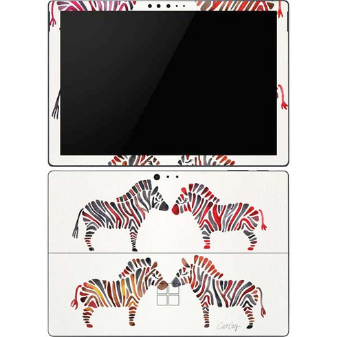 Cat Coq Rainbow Zebras Surface Pro 6 Skin