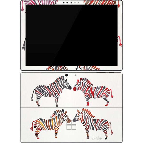 Cat Coq Rainbow Zebras Surface Pro 7 Skin