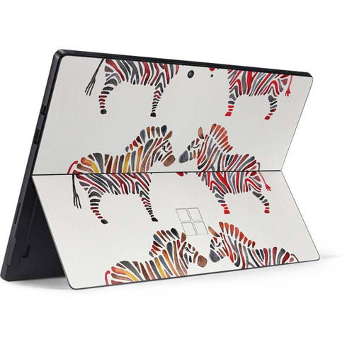 Cat Coq Rainbow Zebras Surface Pro 7 Skin