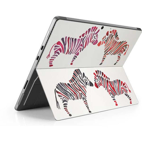 Cat Coq Rainbow Zebras Surface Pro 8 Skin