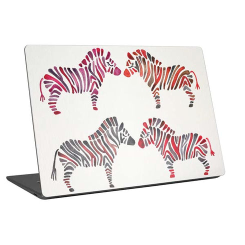 Cat Coq Rainbow Zebras Universal Laptop 14in (11.4 x 8.2in) Skin