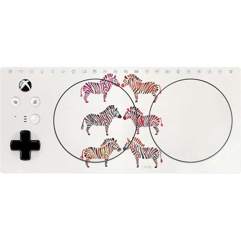 Cat Coq Rainbow Zebras Xbox Adaptive Controller Skin