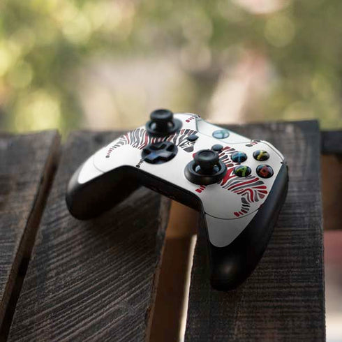 Cat Coq Rainbow Zebras Xbox One Elite Controller Skin
