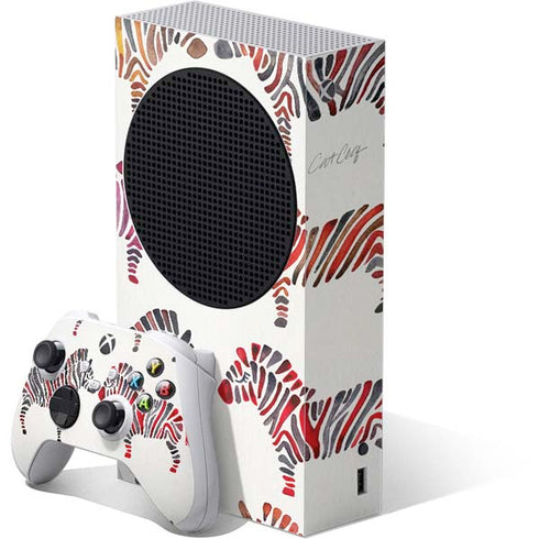 Cat Coq Rainbow Zebras Xbox Series S Bundle Skin
