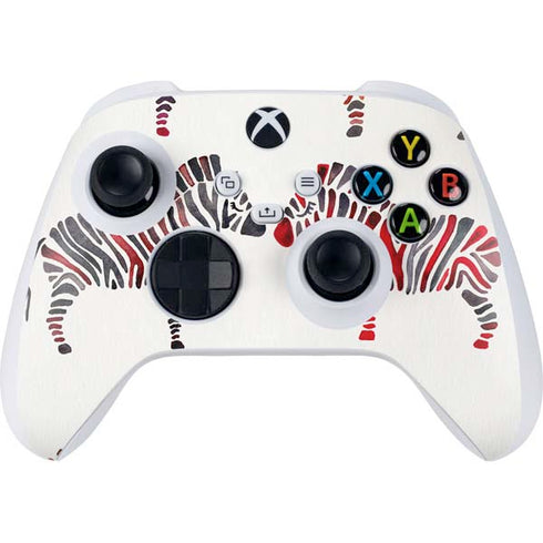 Cat Coq Rainbow Zebras Xbox Series S Controller Skin