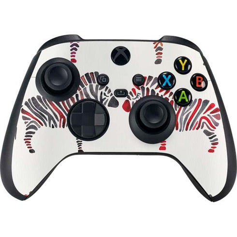 Cat Coq Rainbow Zebras Xbox Series X Controller Skin