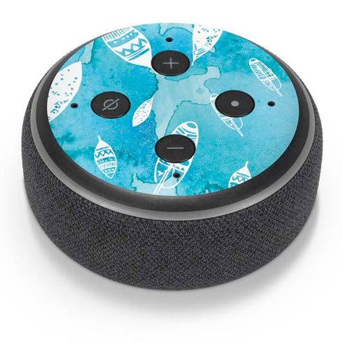 Raining Feathers Amazon Echo Dot Skin