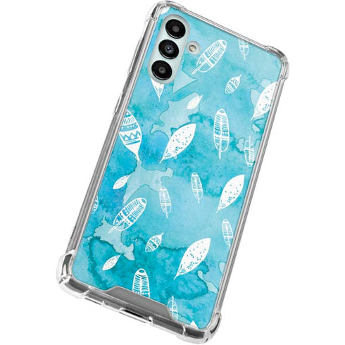 Raining Feathers Galaxy A13 5G Clear Case