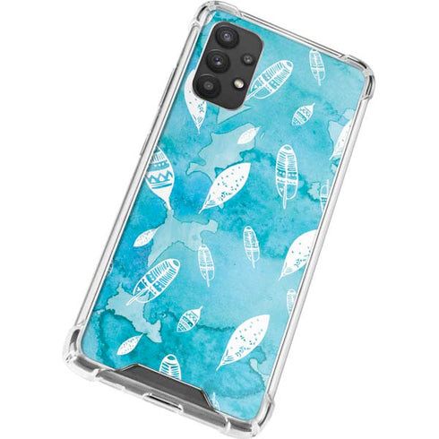 Raining Feathers Galaxy A32 5G Clear Case