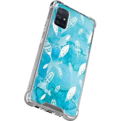 Raining Feathers Galaxy A71 5G Clear Case