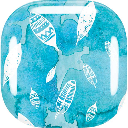 Raining Feathers Galaxy Buds Live Skin