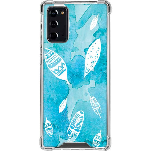 Raining Feathers Galaxy Note20 5G Clear Case