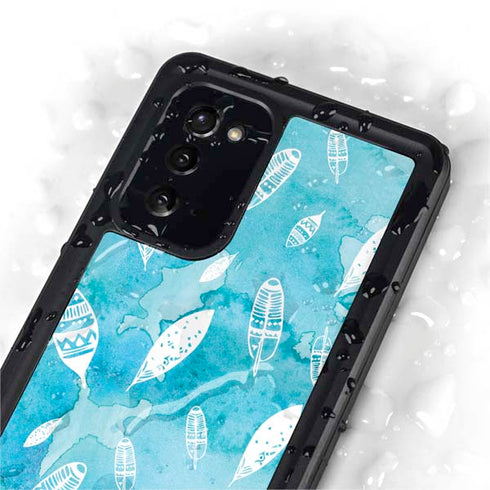 Raining Feathers Galaxy Note20 5G Waterproof Case