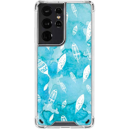Raining Feathers Galaxy S21 Ultra 5G Clear Case