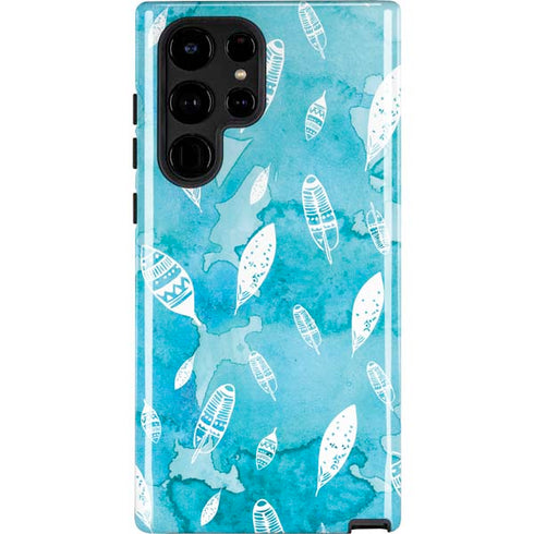 Raining Feathers Galaxy S22 Ultra Pro Case