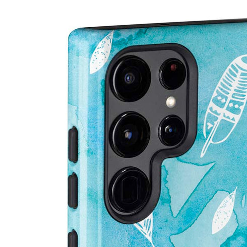 Raining Feathers Galaxy S22 Ultra Pro Case