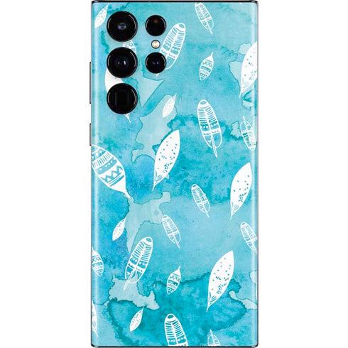 Raining Feathers Galaxy S22 Ultra Skin