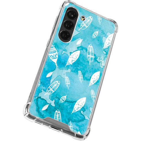 Raining Feathers Galaxy S23 Clear Case