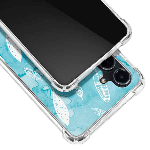 Raining Feathers Galaxy S23 FE Clear Case