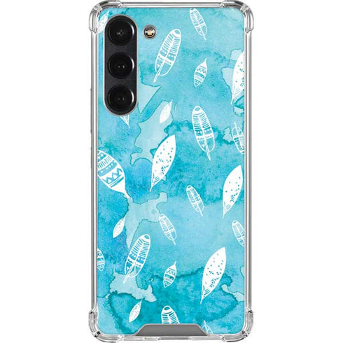 Raining Feathers Galaxy S23 Plus Clear Case