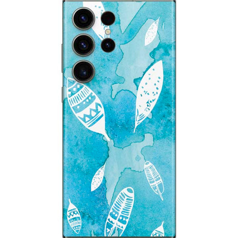 Raining Feathers Galaxy S23 Ultra Skin