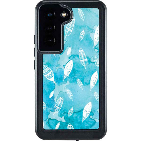 Raining Feathers Galaxy S23 Waterproof Case