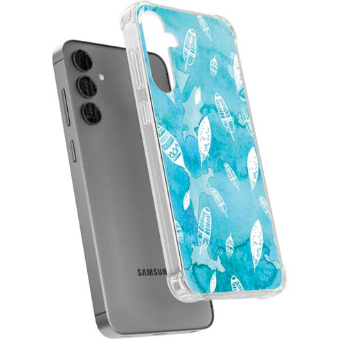 Raining Feathers Galaxy S24 Plus Clear Case