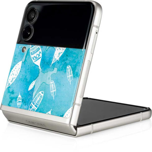 Raining Feathers Galaxy Z Flip4 5G Skin