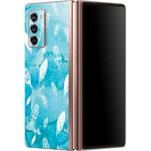 Raining Feathers Galaxy Z Fold2 5G Skin