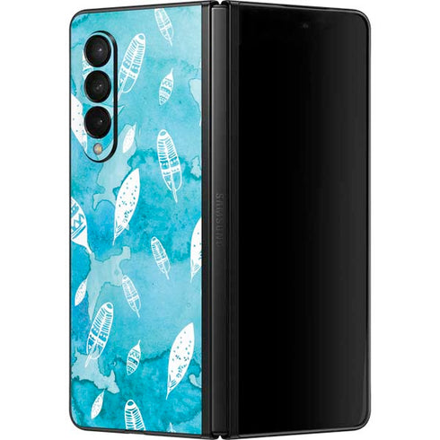 Raining Feathers Galaxy Z Fold3 5G Skin