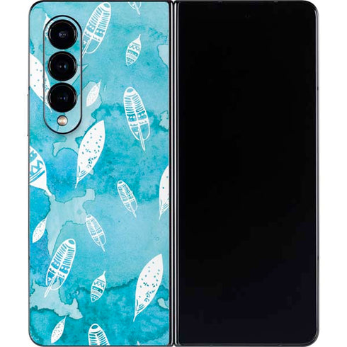 Raining Feathers Galaxy Z Fold4 5G Skin