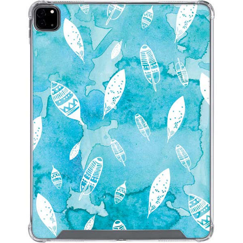 Raining Feathers iPad Pro 12.9in (2020) Clear Case