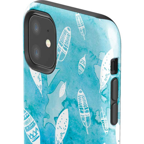 Raining Feathers iPhone 11 Impact Case