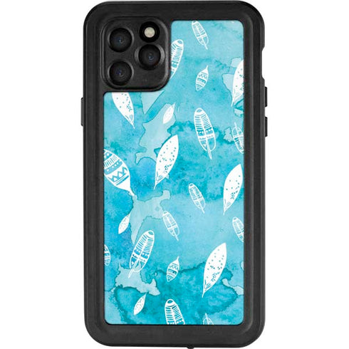 Raining Feathers iPhone 11 Pro Waterproof Case
