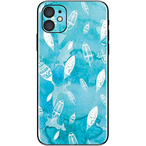 Raining Feathers iPhone 11 Skin