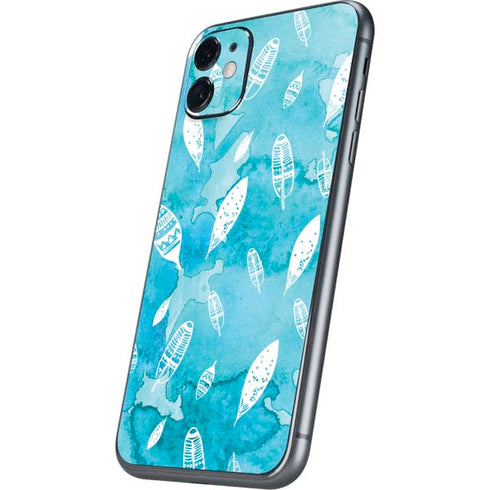 Raining Feathers iPhone 11 Skin