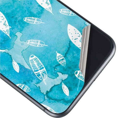 Raining Feathers iPhone 11 Skin