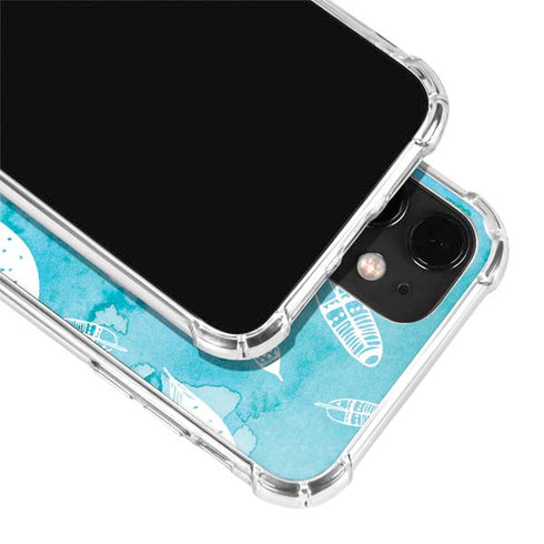 Raining Feathers iPhone 12 Clear Case