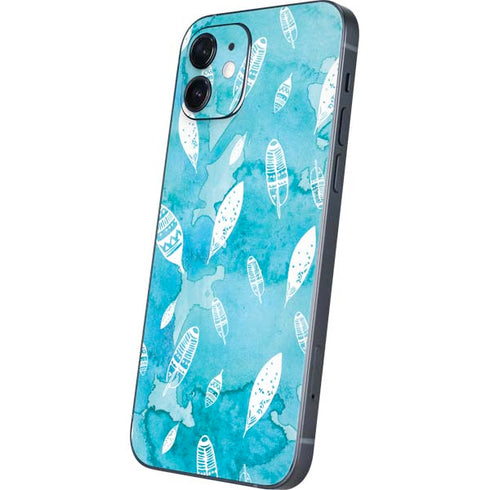 Raining Feathers iPhone 12 Mini Skin