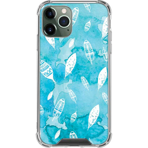 Raining Feathers iPhone 12 Pro Clear Case
