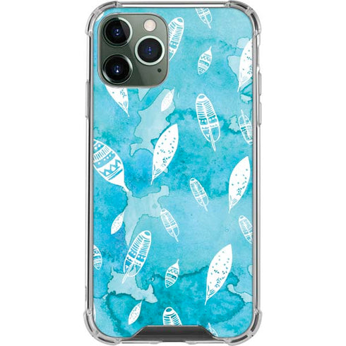 Raining Feathers iPhone 12 Pro Max Clear Case