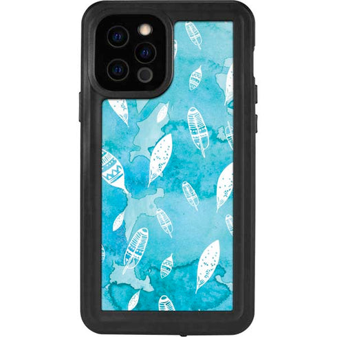 Raining Feathers iPhone 12 Pro Waterproof Case