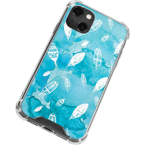 Raining Feathers iPhone 13 Mini Clear Case